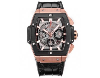 Hublot big bang unico transparent Silver Resin with diamond diameter 45mm Watch
